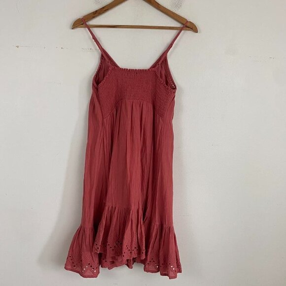 HOUSE OF HARLOW 1960 pink eyelet mini dress - Picture 3 of 6